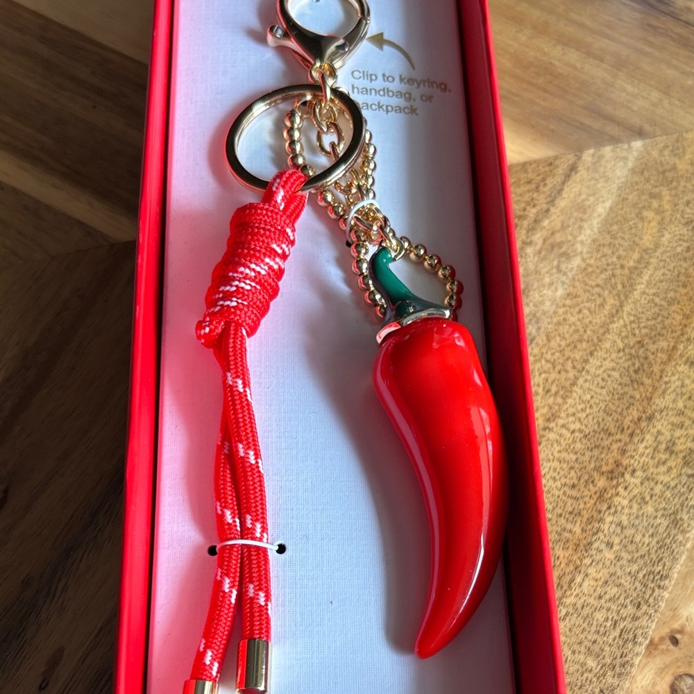 Red Chili Pepper Keychain used to chase off evil spirits (by the Italians)